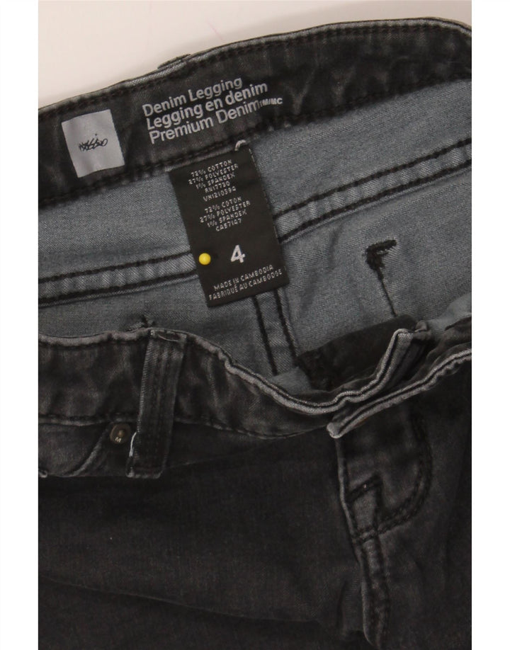 MOSSIMO Womens Jegging Jeans US 4 Small W30 L29 Black Cotton Vintage Mossimo and Second-Hand Mossimo from Messina Hembry 