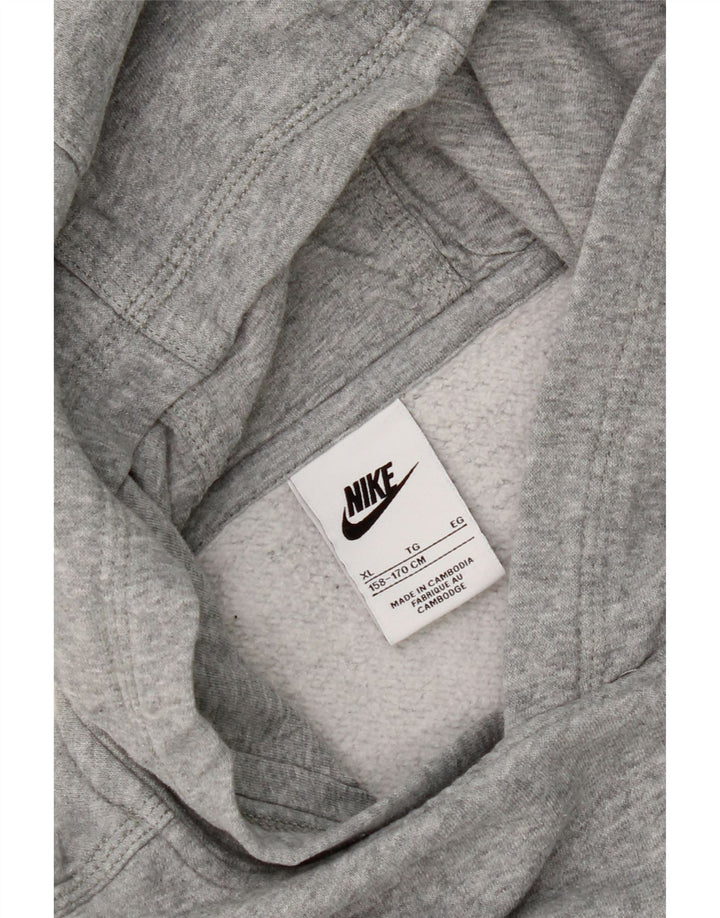 Felpa con cappuccio da ragazzo Nike 13-14 anni XL Grigia