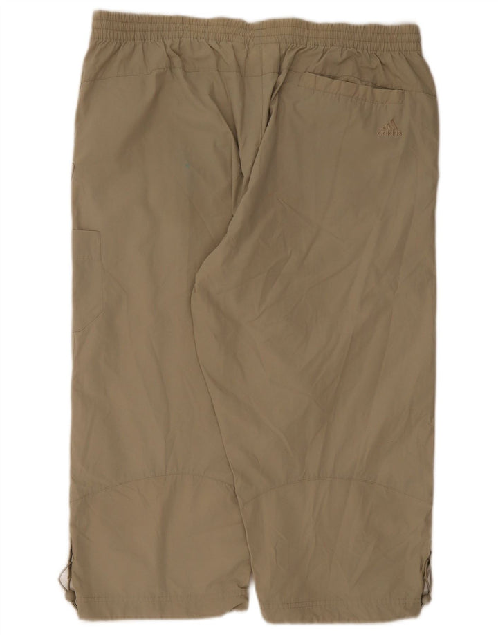 Pantaloni da tuta Adidas Capri da uomo XL Beige Poliestere