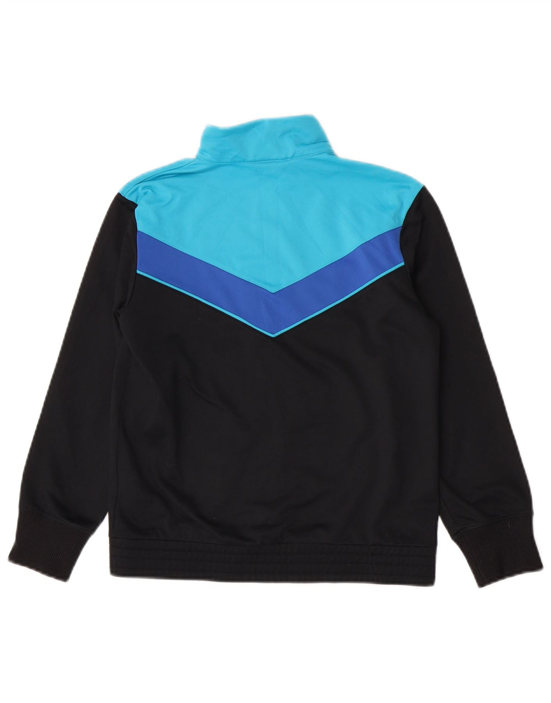 Giacca superiore della tuta da ragazzo Nike 10-11 anni blocco colore nero medio