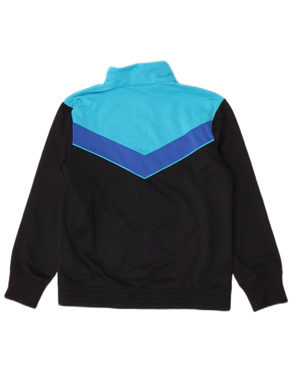 Giacca superiore della tuta da ragazzo Nike 10-11 anni blocco colore nero medio