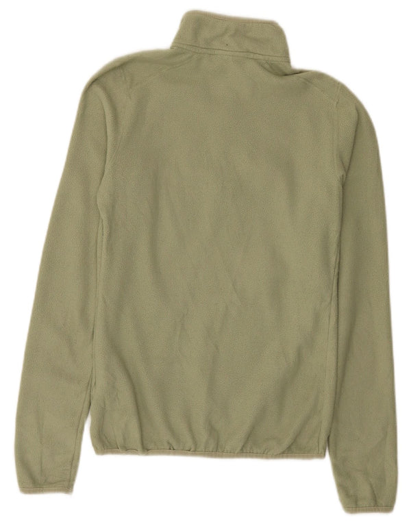 Maglione in pile da donna con collo e zip The North Face UK 6 XS Poliestere kaki
