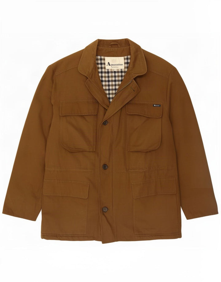 Giacca utility da uomo Aquascutum UK 38 Cotone marrone medio