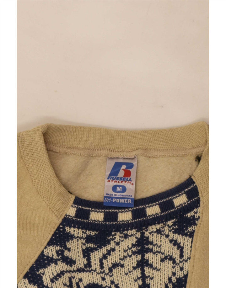 Felpa da donna Dri-Power Russell Athletic, maglione, UK 14, beige medio