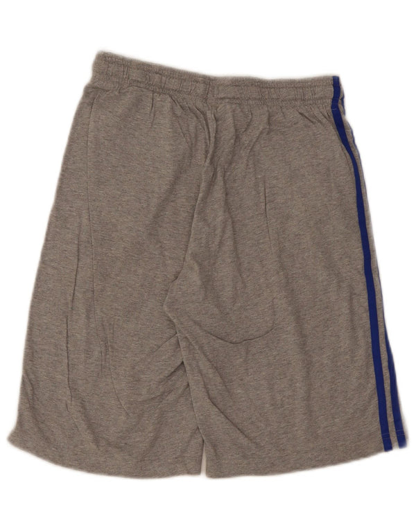 Pantaloncini sportivi Adidas da ragazzo 15-16 anni in cotone grigio