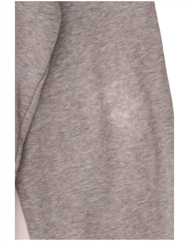 Felpa grafica da uomo Reebok in cotone grigio medio