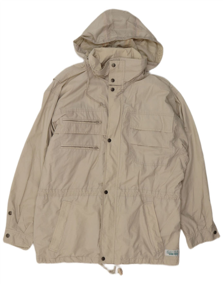 KLEPPER Giacca da uomo con cappuccio Gore-Tex UK 38 Cotone beige medio