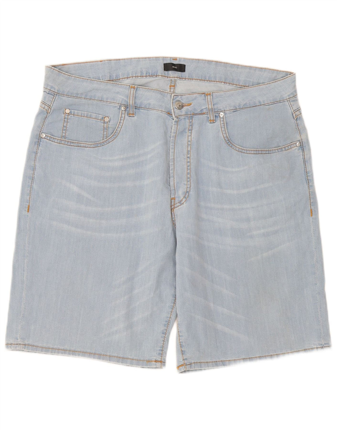 Pantaloncini di jeans da uomo Liu Jo W38 XL in cotone blu