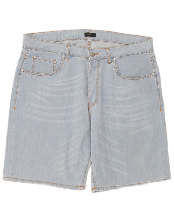 Pantaloncini di jeans da uomo Liu Jo W38 XL in cotone blu