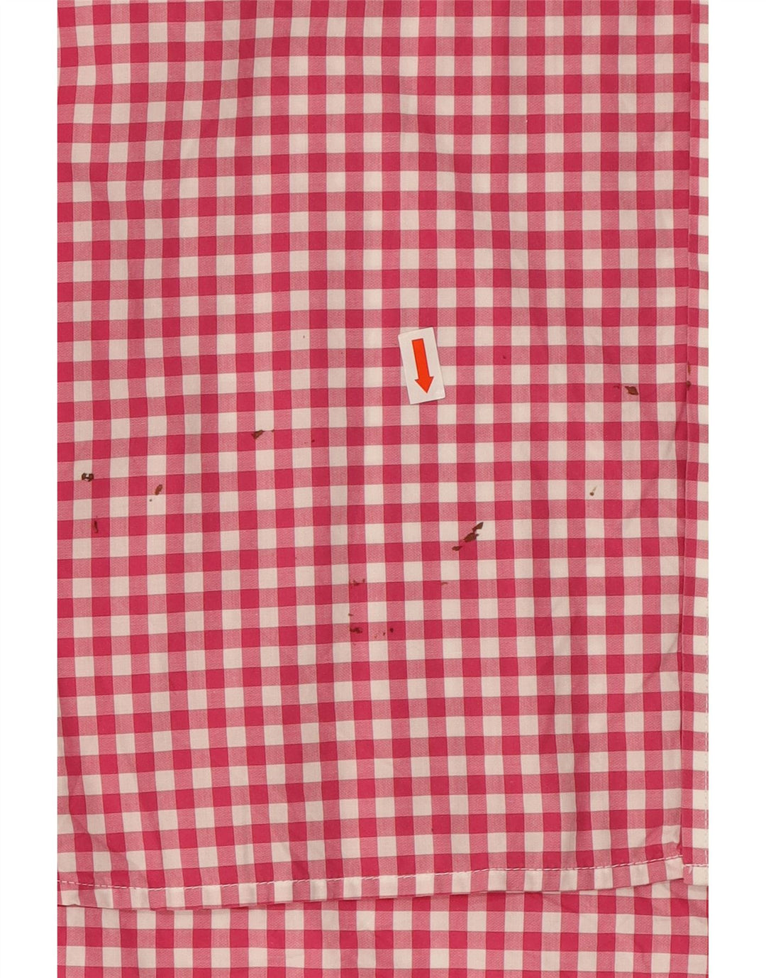 TOMMY HILFIGER Mens Custom Fit Shirt XL Pink Gingham Cotton