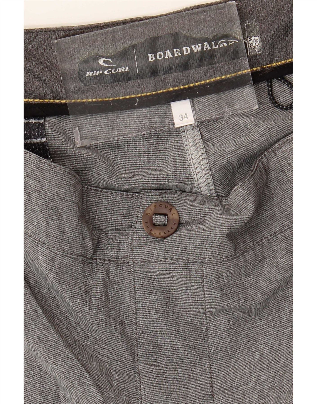 Pantaloncini chino da uomo Rip Curl W34 grandi grigi screziati