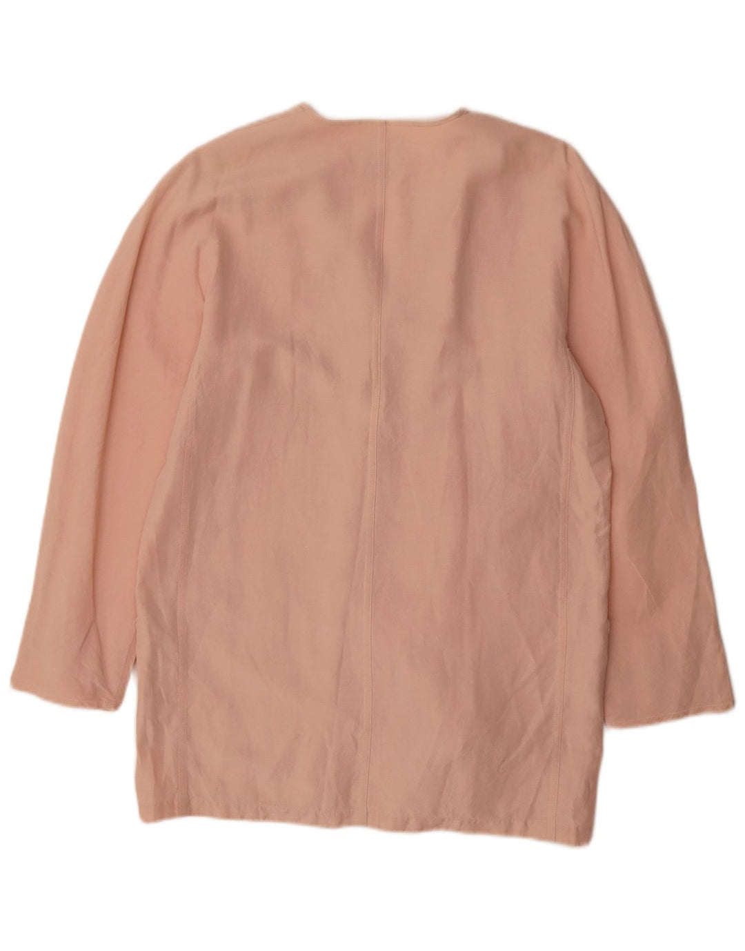 Giacca blazer a 3 bottoni da uomo Max Mara UK 12 Lino rosa medio