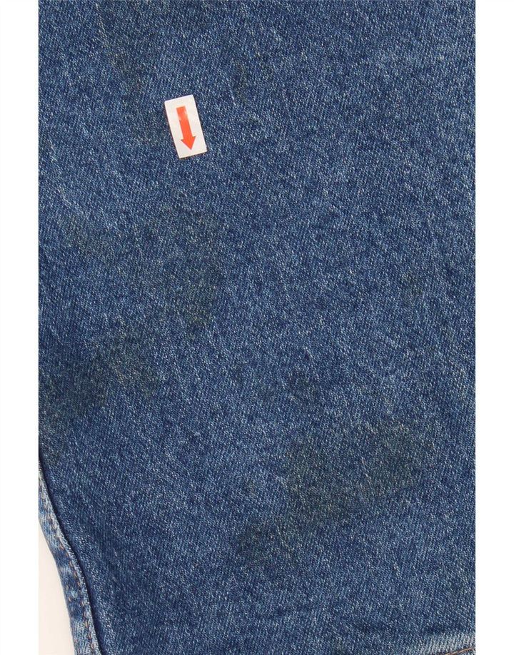 Jeans dritti da uomo Wrangler vestibilità regolare W36 L32 cotone blu