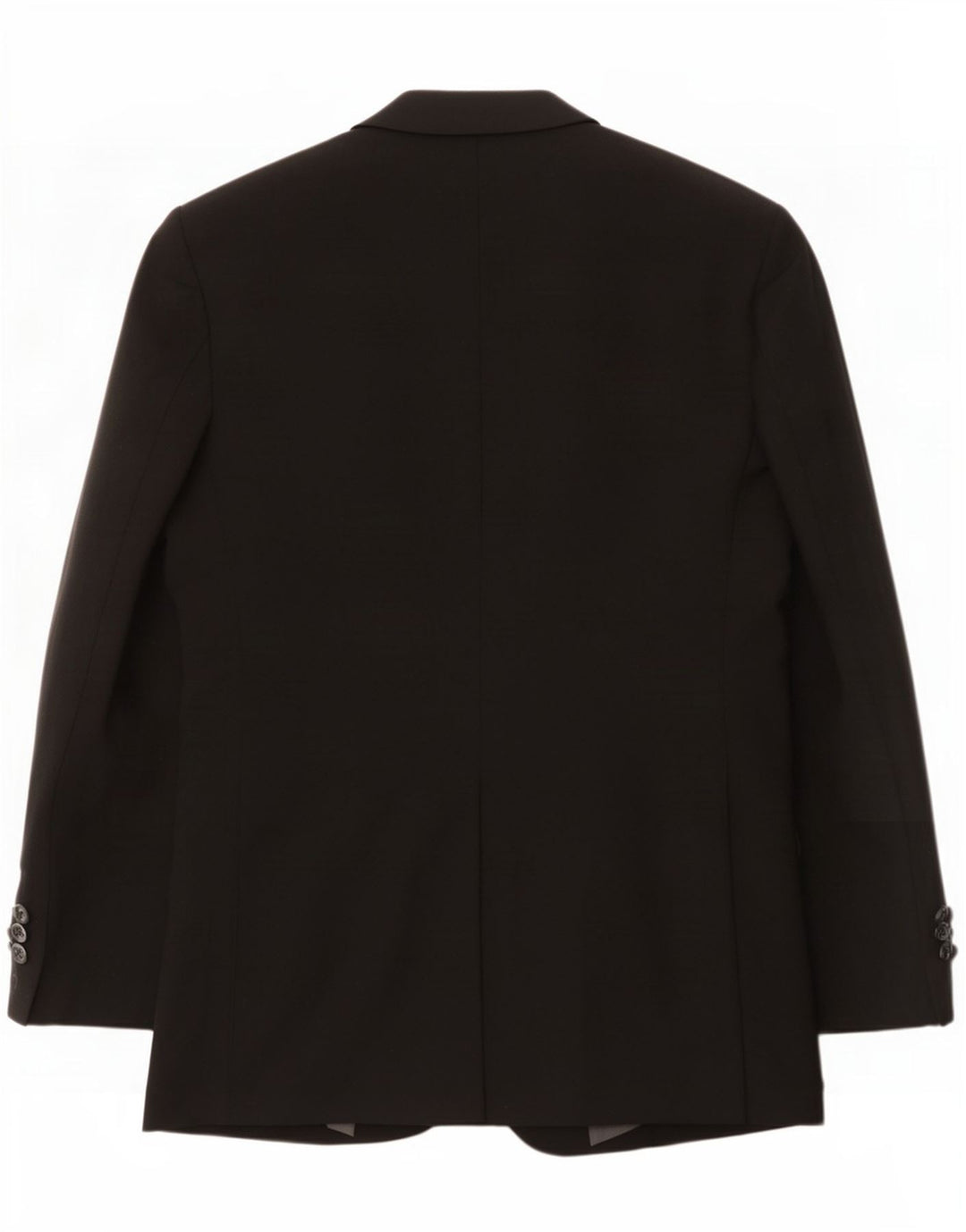 Giacca blazer a 2 bottoni da uomo Marks & Spencer UK 36 piccola poliestere nero