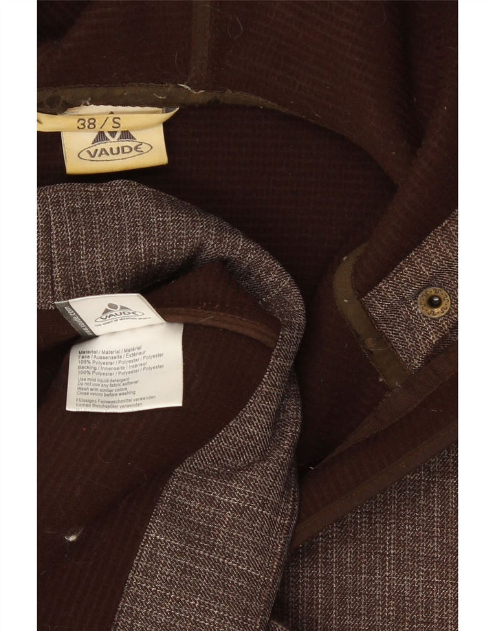 Cappotto con cappuccio da donna Vaude EU 38 piccolo poliestere marrone