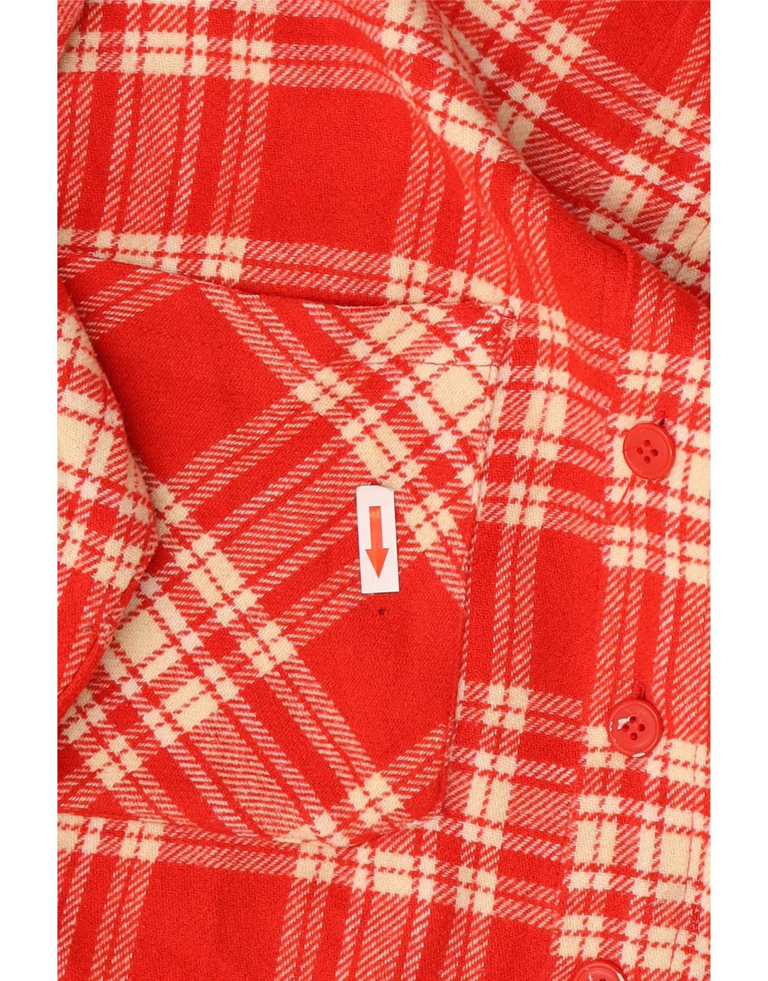 Camicia da uomo Rifle, camicia overshirt in acrilico rosso medio a quadri
