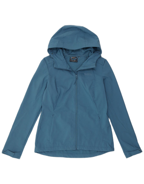 MOUNTAIN WAREHOUSE Giacca antipioggia da donna con cappuccio UK 6 XS Blu poliestere