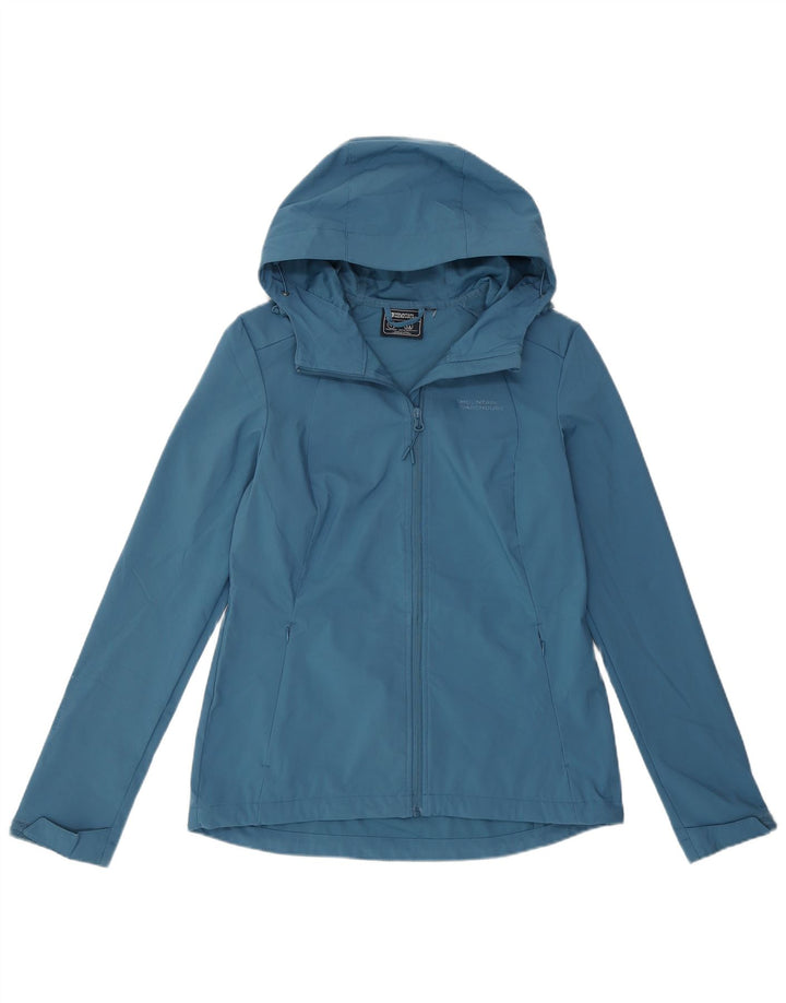 MOUNTAIN WAREHOUSE Giacca antipioggia da donna con cappuccio UK 6 XS Blu poliestere