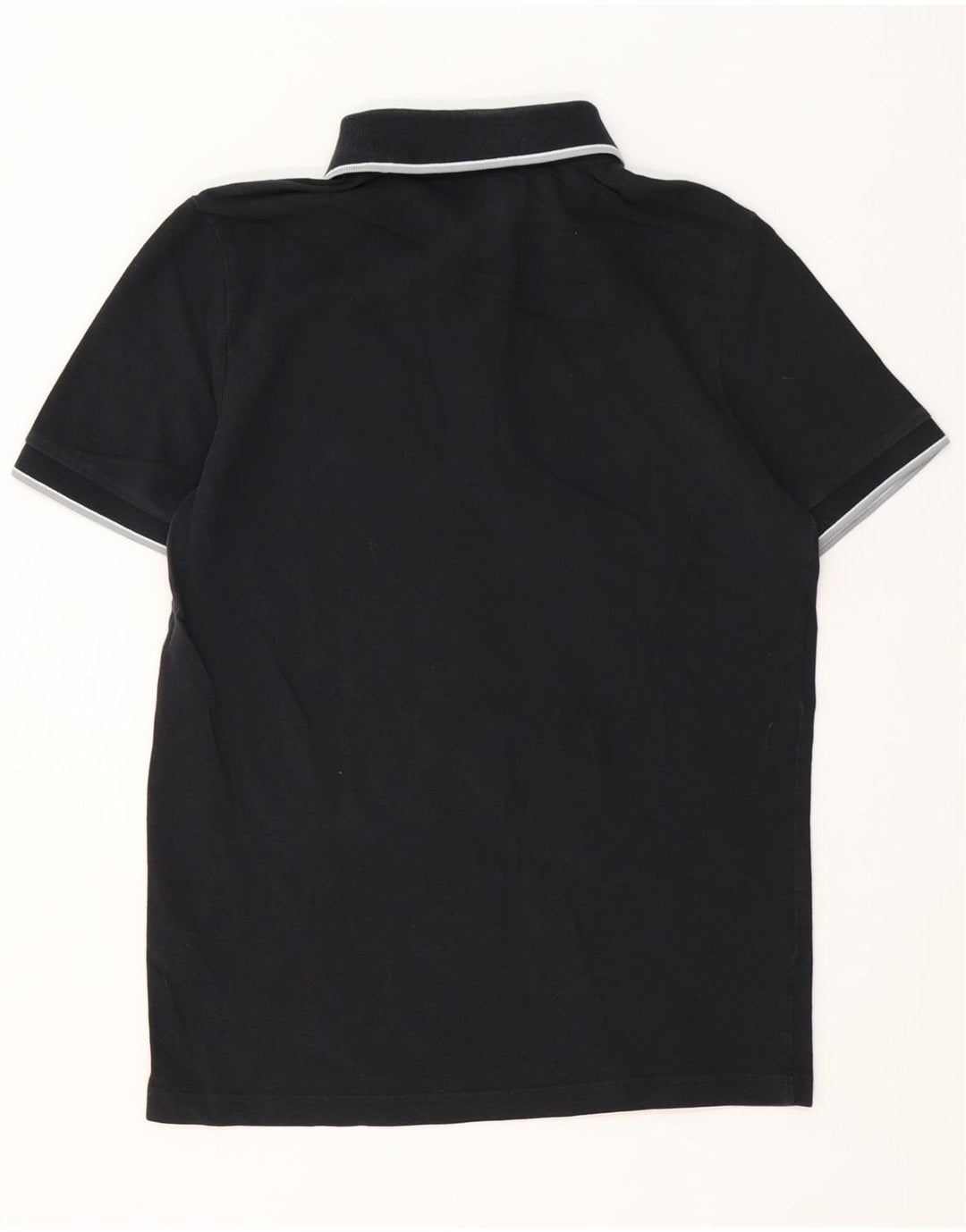 Polo Kappa Uomo Media Nera In Cotone
