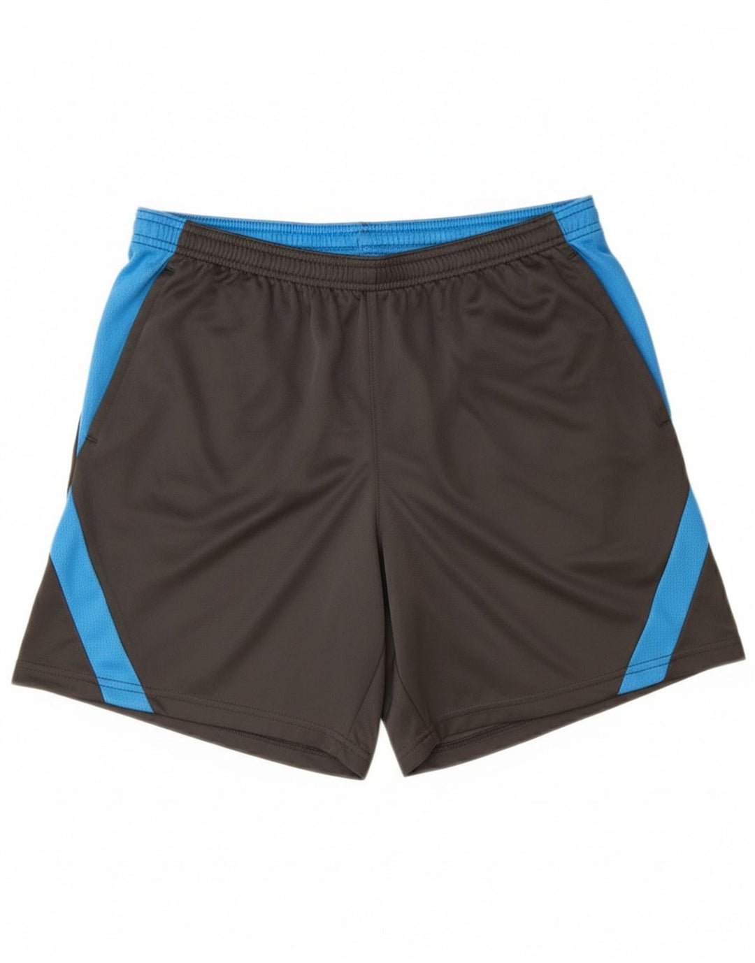 Pantaloncini sportivi Nike Dri Fit da uomo, grandi, in poliestere color block nero