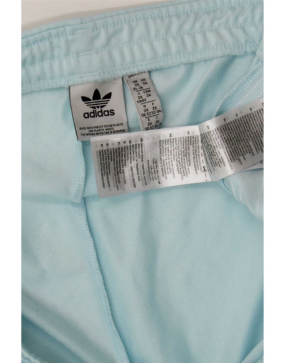 Pantaloni da tuta da donna Adidas UK 24/26 2XL poliestere blu
