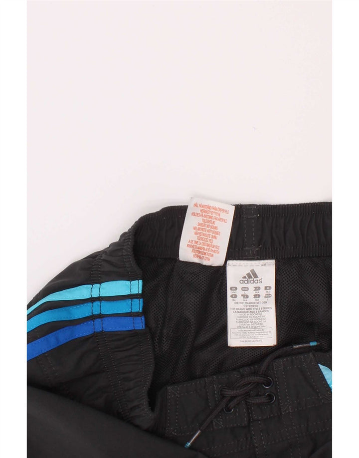 Pantaloncini da bagno Adidas da ragazzo 13-14 anni in poliestere grigio