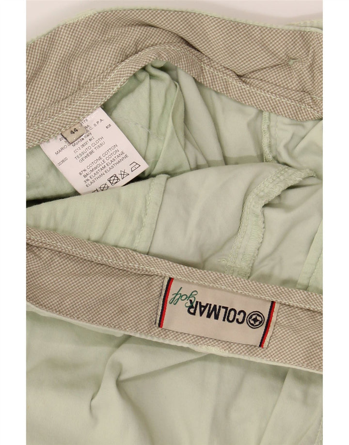 COLMAR Womens Pegged Chino Trousers IT 44 Medium W30 L33 Green Cotton Vintage Colmar and Second-Hand Colmar from Messina Hembry 