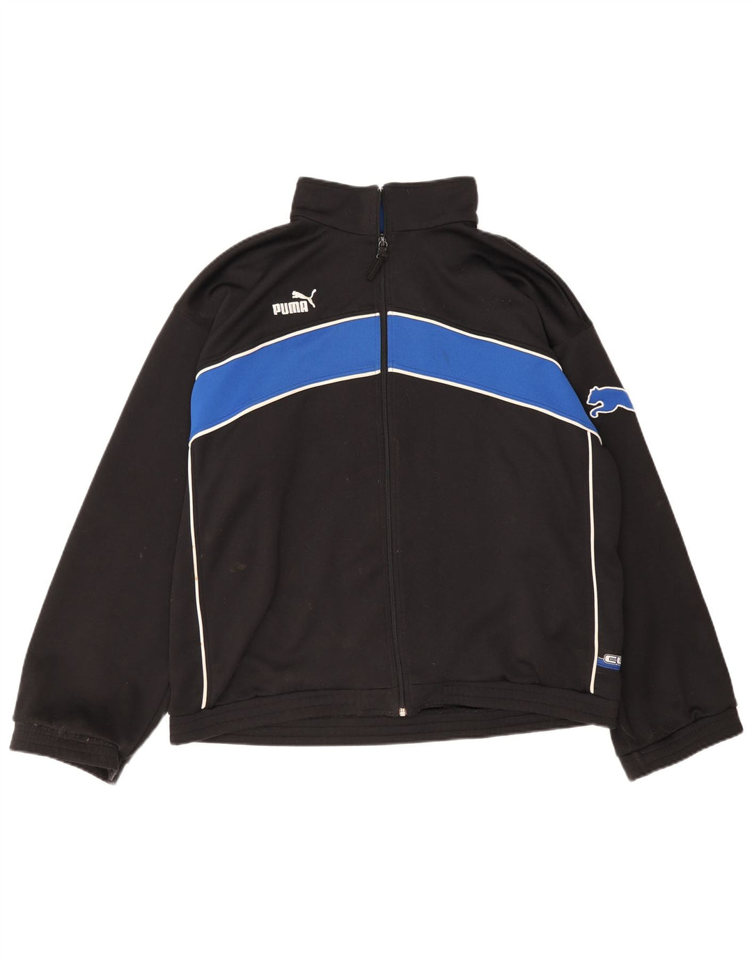 Giacca da tuta da uomo Puma Large, colore nero, poliestere sportivo