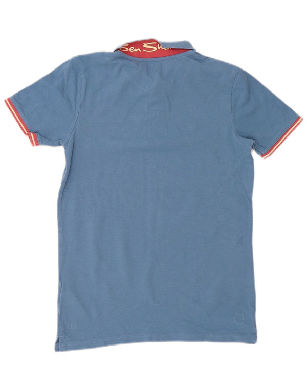 Polo da bambino Ben Sherman 14-15 anni in cotone blu