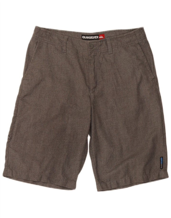 Pantaloncini chino da uomo Quiksilver W33 poliestere grigio medio