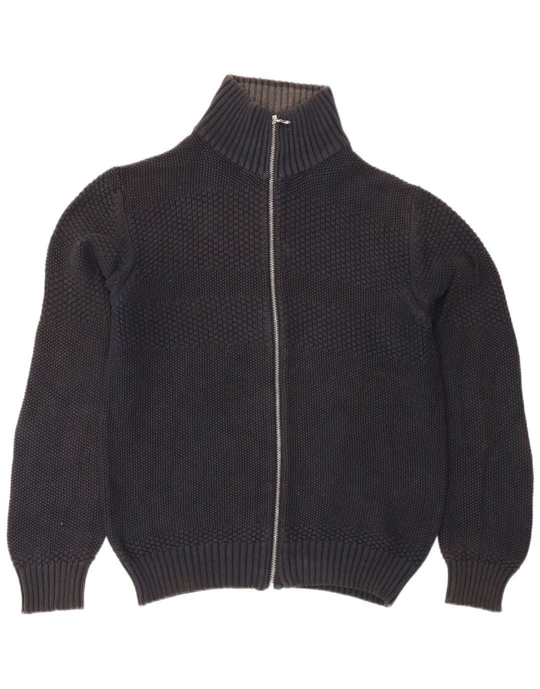 Maglione cardigan da uomo Jack & Jones grande cotone nero