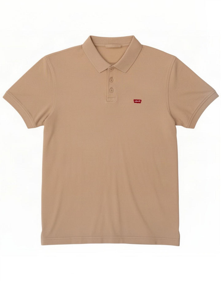 Polo Levi's da uomo vestibilità standard in cotone beige medio