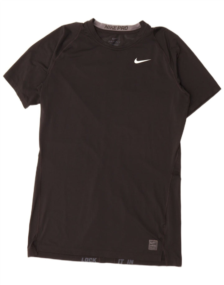 T-shirt Nike Dri Fit da uomo 2XL nera in poliestere