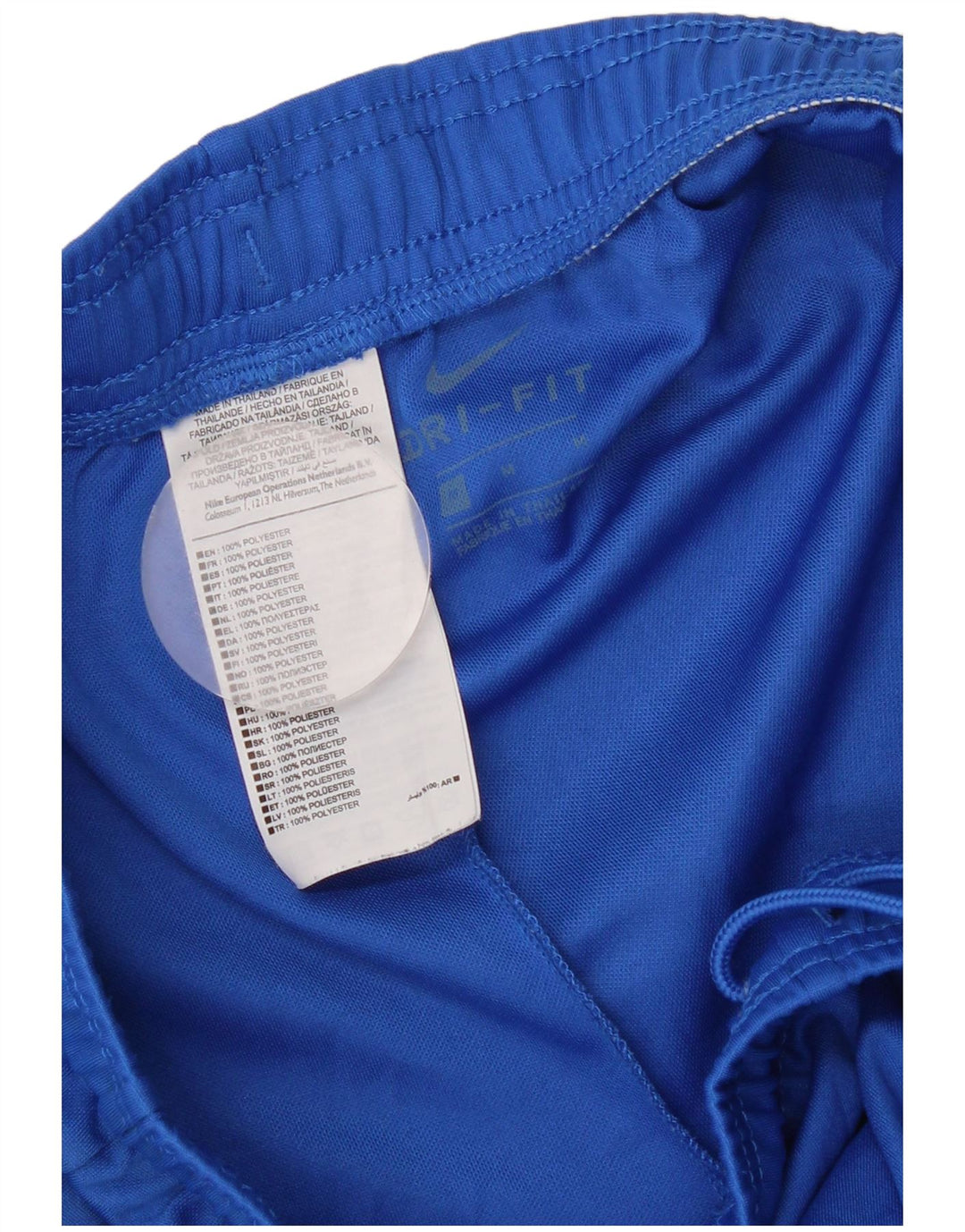 Pantaloncini sportivi Nike Dri Fit da uomo in poliestere blu medio