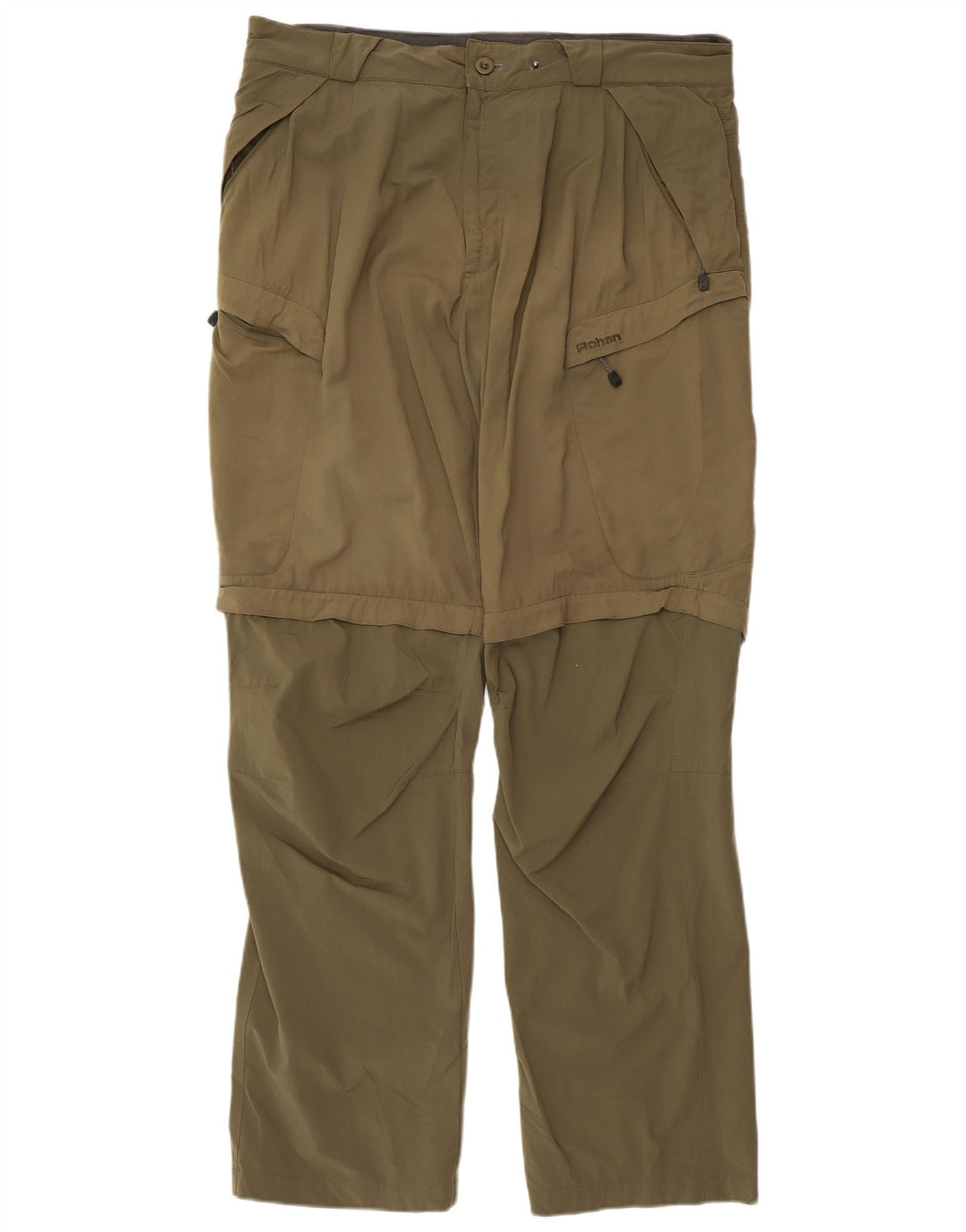 Pantaloni cargo dritti da uomo ROHAN W36 L32 kaki poliammide