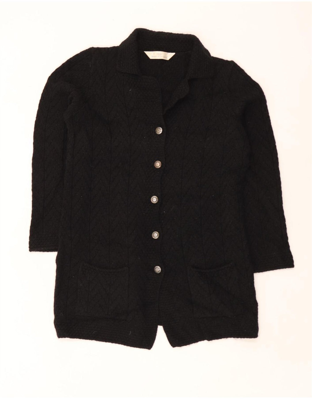 Maglione cardigan St. Michael da donna Marks & Spencer UK 16 grande nero