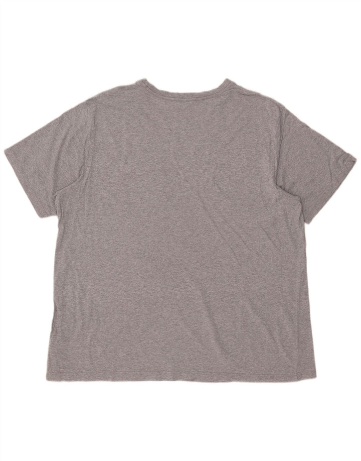 T-shirt da uomo EDDIE BAUER Top 2XL cotone grigio