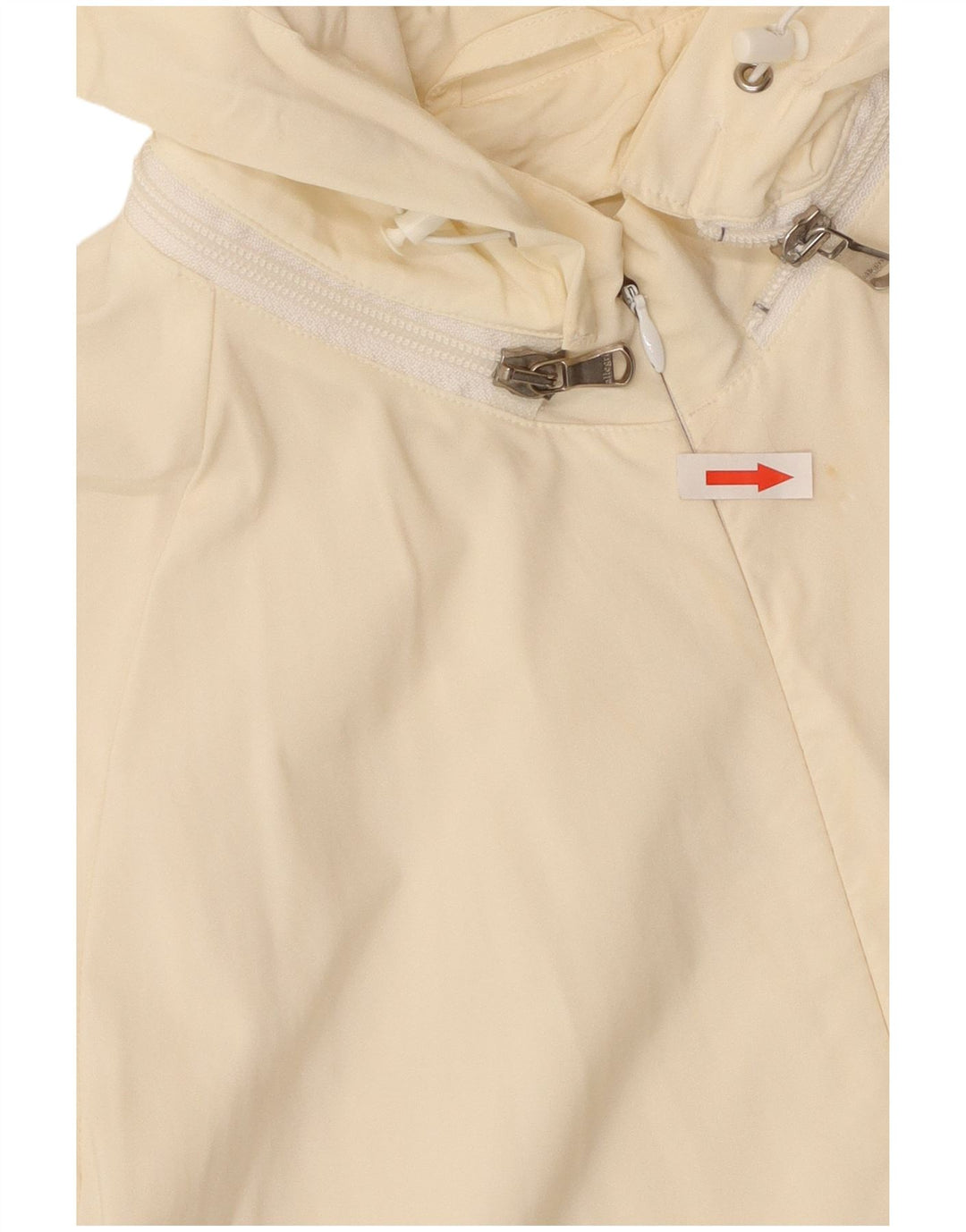 Giubbotto bomber con cappuccio da donna Allegri UK 14 grande bianco sporco