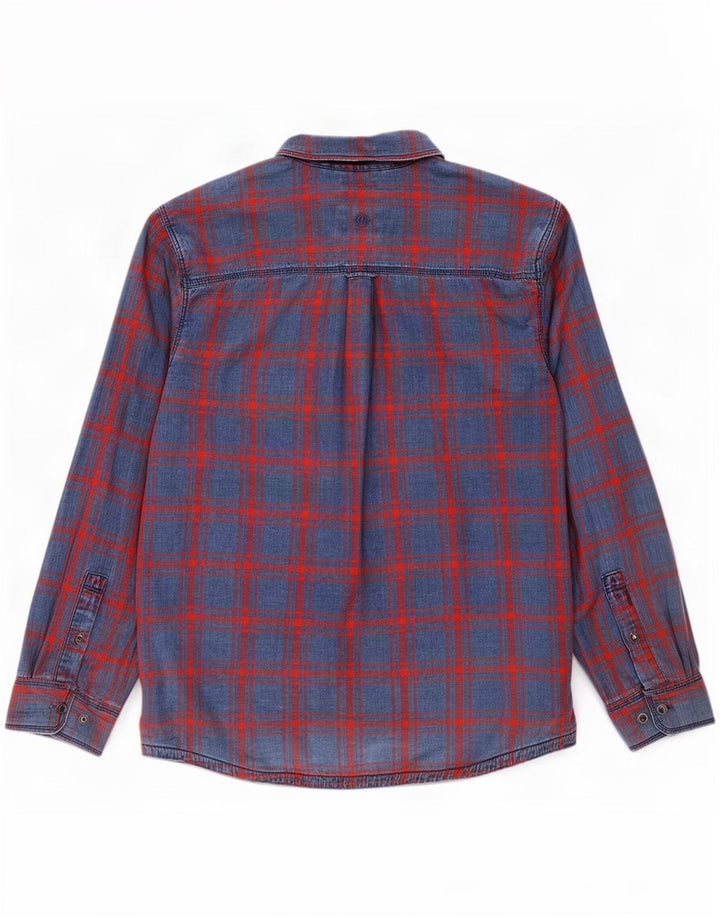 Camicia Indaco da uomo Fat Face 2XL Cotone a quadri blu