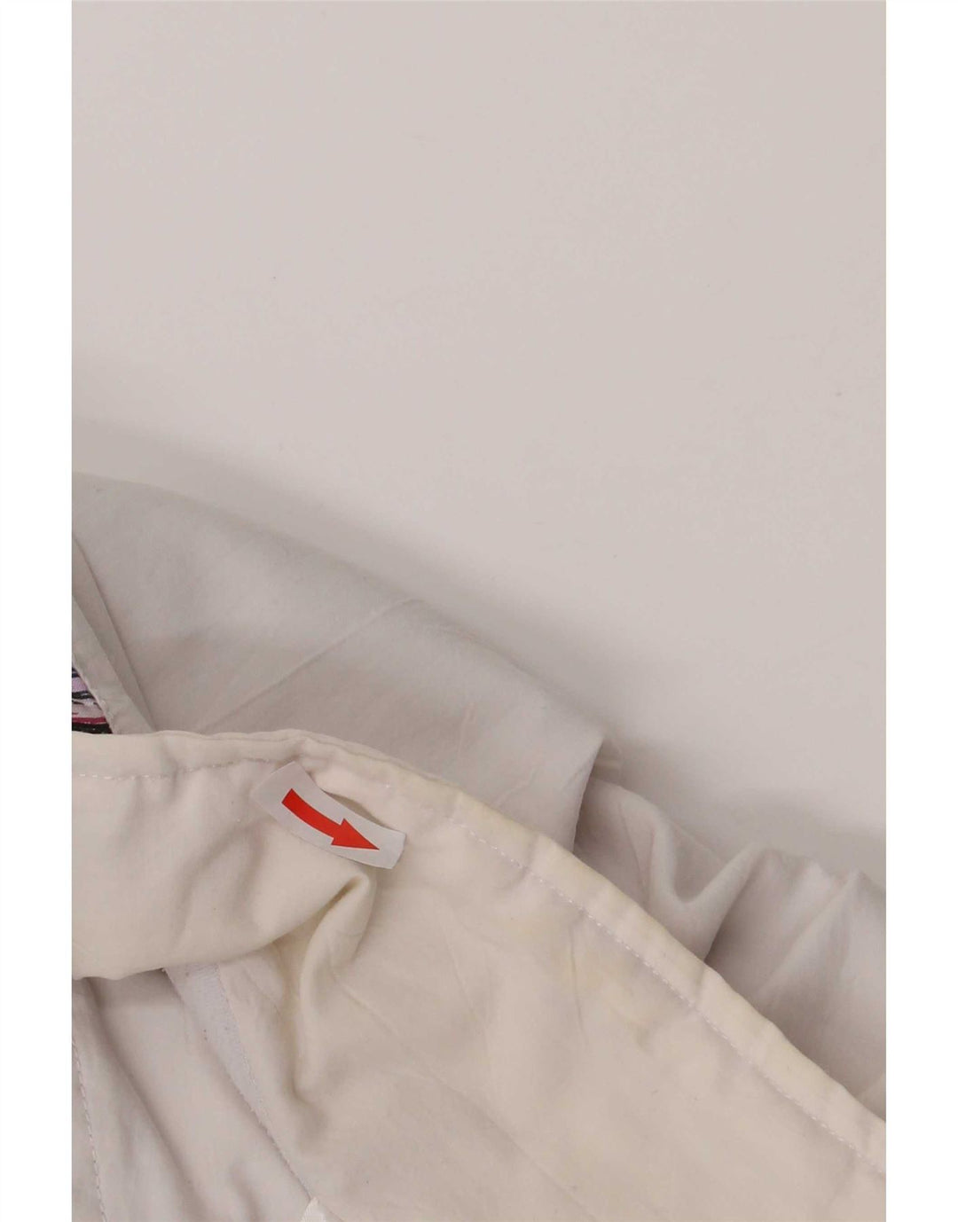 Giacca da ginnastica grafica da uomo vintage con motivo a blocchi di colore bianco medio retrò