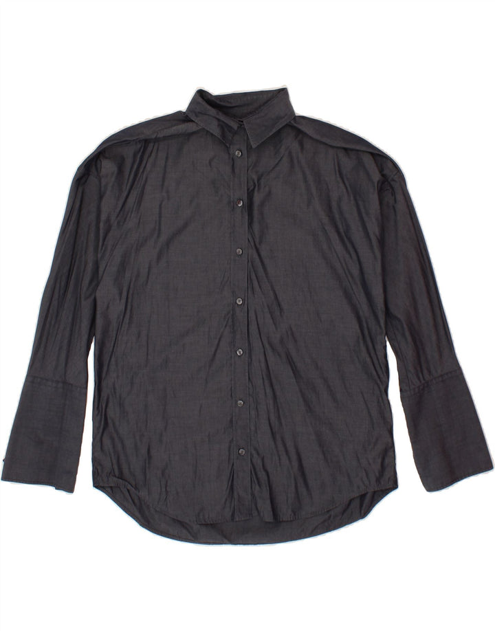 GANT Womens Formal Shirt UK 12 Medium Grey Vintage Gant and Second-Hand Gant from Messina Hembry 