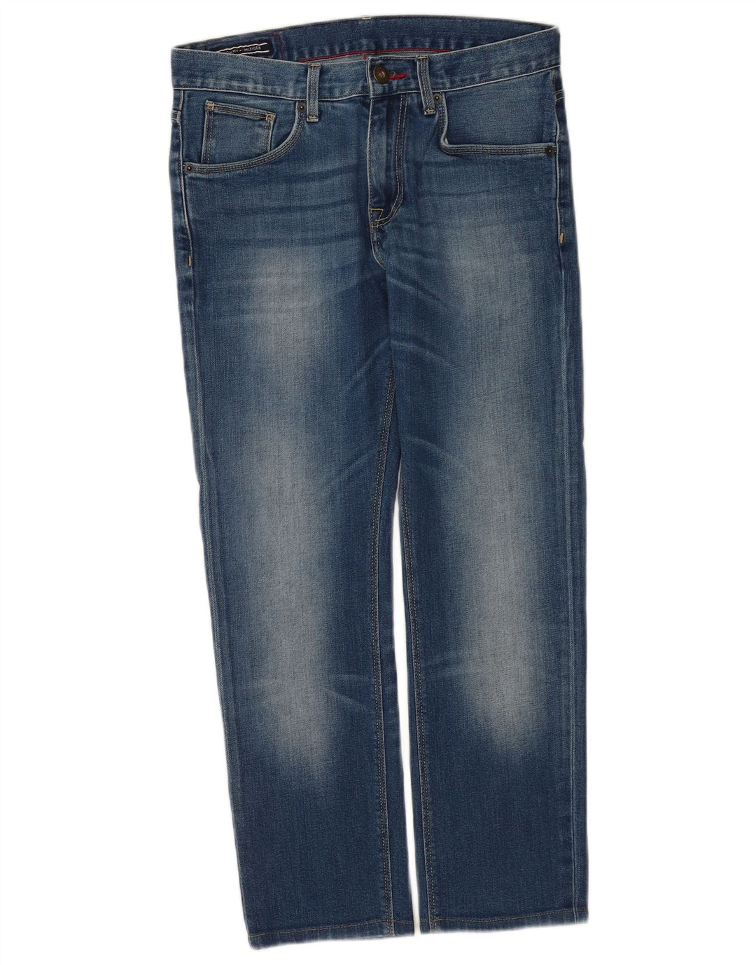 Jeans corti da donna Tommy Hilfiger W30 L26 cotone blu