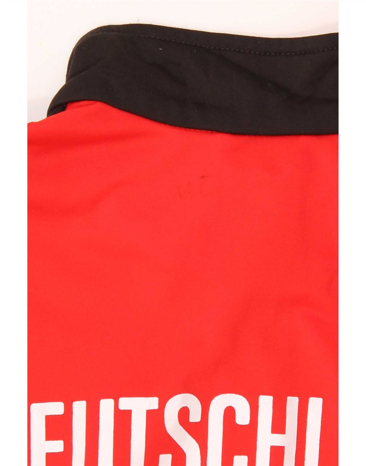 Giacca da tuta grafica Puma Deutshland da uomo, colore rosso medio