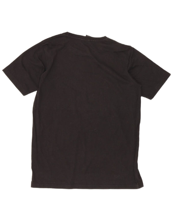 T-shirt grafica Quiksilver da bambino 15-16 anni in cotone nero