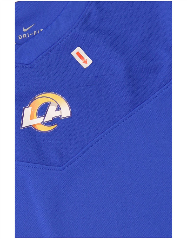 Top manica lunga grafica Nike Los Angeles Rams da donna UK 10 piccola blu