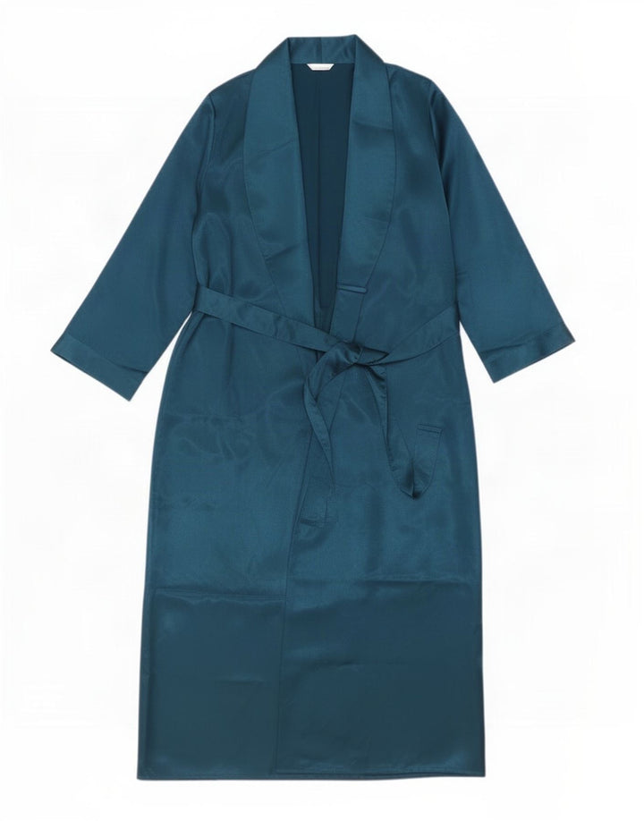 Abito lungo da donna Marks & Spencer UK 8/10 piccolo poliestere blu
