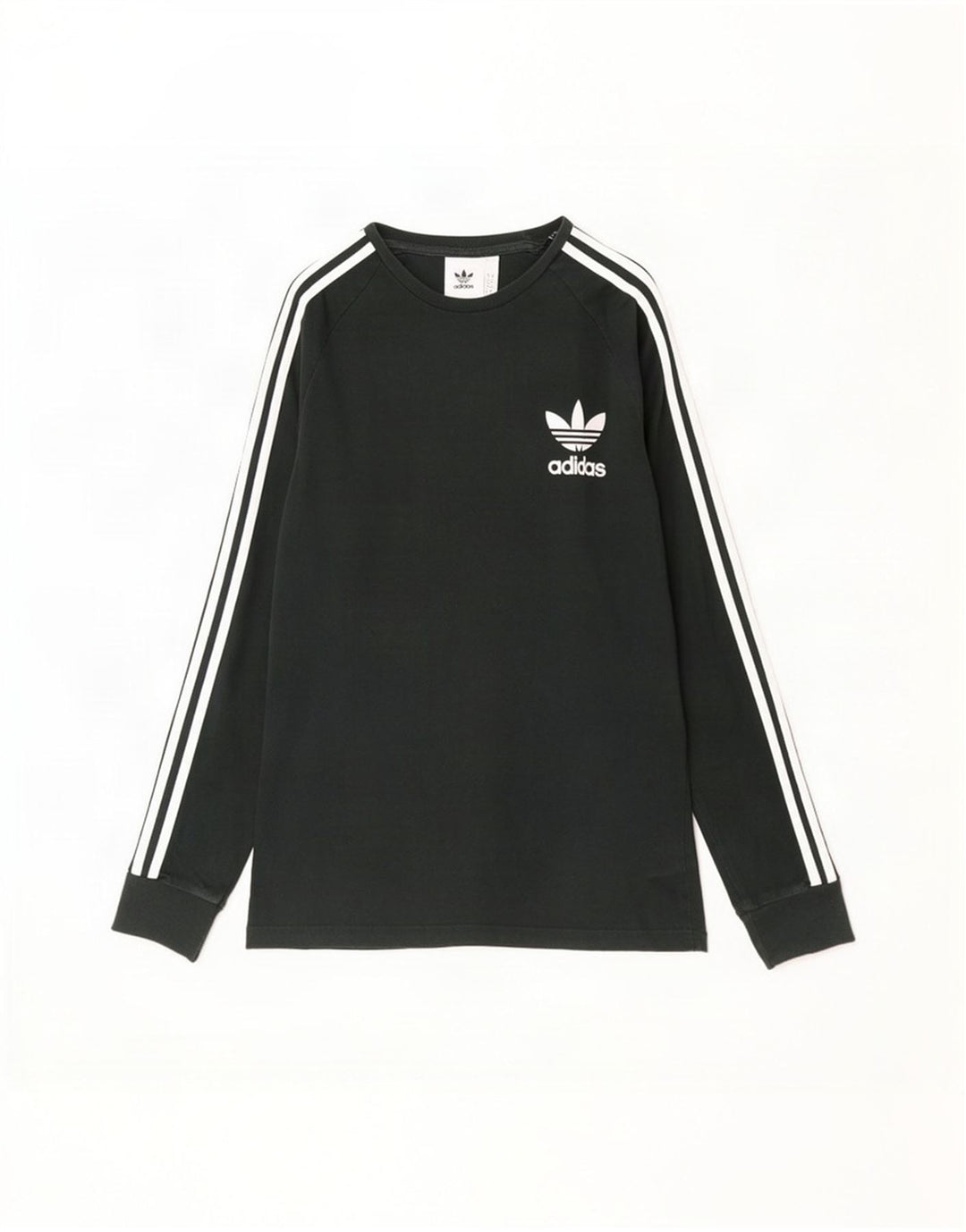 Maglietta grafica da uomo Adidas manica lunga verde medio