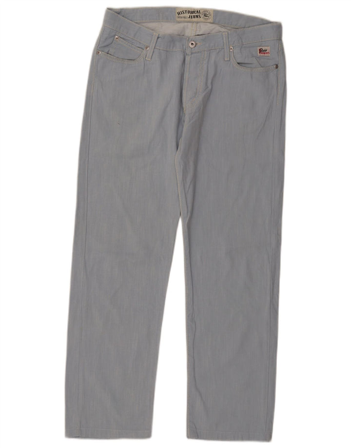 Jeans dritti da uomo Roy Rogers W32 L29 cotone blu