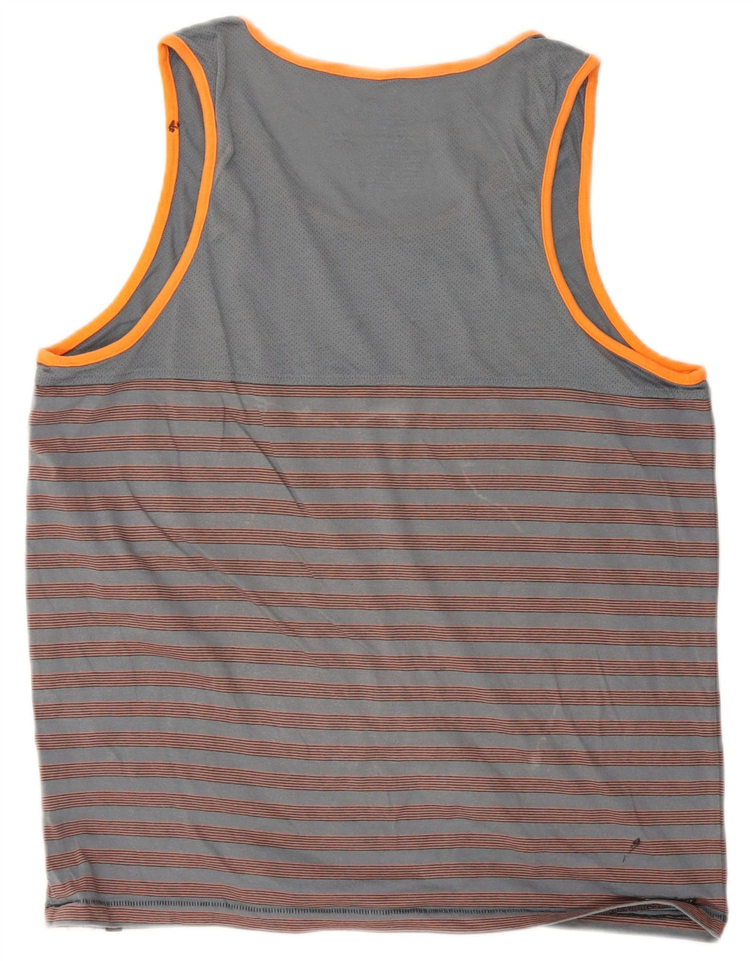 Canotta da uomo Hurley Premium Fit, grande, in cotone a righe grigie