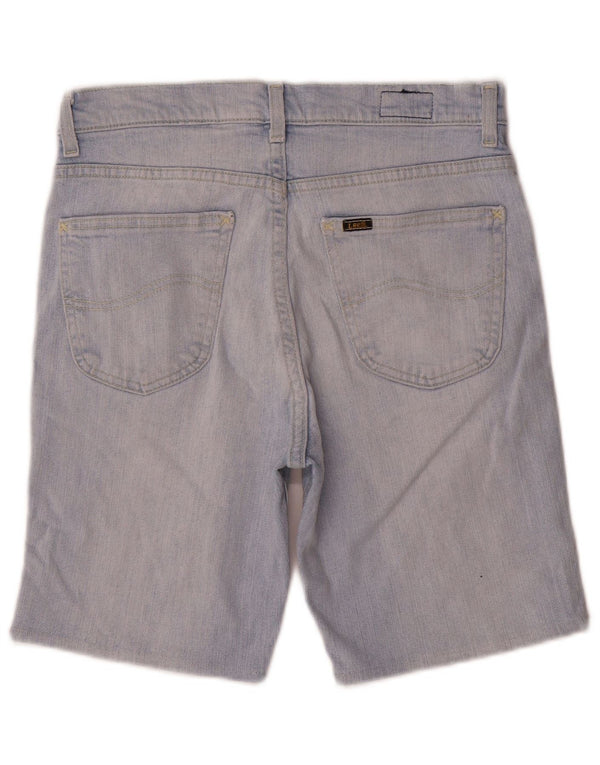Pantaloncini di jeans da uomo Lee W33 grandi in cotone blu